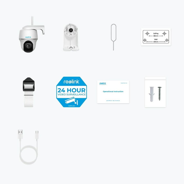 Reolink Argus Series B430 Caméscope de surveillance Blanc Reolink Argus Series B430 Caméscope de surveillance Blanc