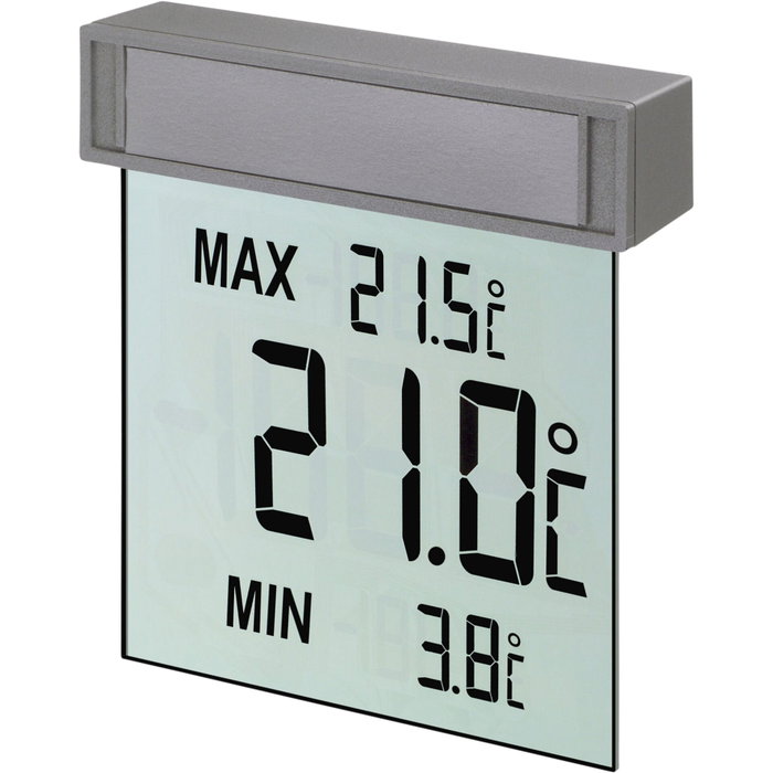 Tfa TFA 30.1025 Vision Thermomètre de Fenêtre Numérique Argent Tfa TFA 30.1025 Vision Thermomètre de Fenêtre Numérique Argent