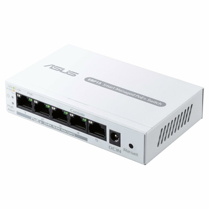 Asus ExpertWiFi EBP15 - Commutateur géré Ethernet Gigabit PoE avec 16 ports 10/100/1000Base-T, 4 ports SFP, 190W - Référence 90IG08D0-MO3B00
