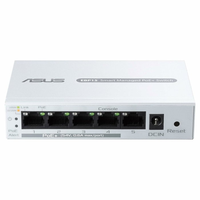 Asus ExpertWiFi EBP15 - Commutateur géré Ethernet Gigabit PoE avec 16 ports 10/100/1000Base-T, 4 ports SFP, 190W - Référence 90IG08D0-MO3B00