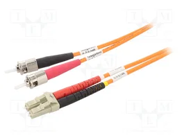TELEGÄRTNER Patch cord fibre optique OM1 LC/PC-ST/PC 10m