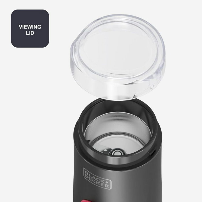 Black & Decker Moulin électrique BXCG152E Noir