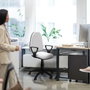 PIQUERAS Y CRESPO Chaise de bureau Aýna, Noir