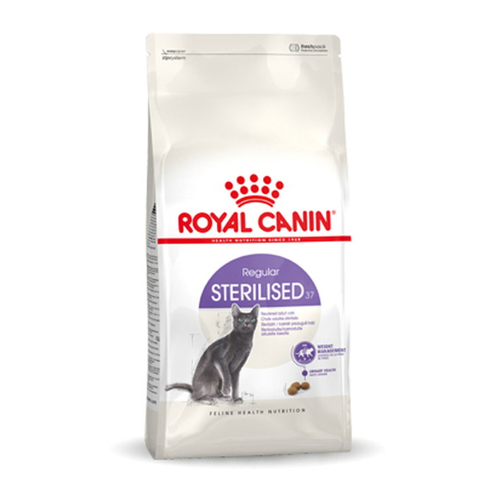 Aliments pour chat Royal Canin Sterilised 37 Adulte Poulet Oiseaux 10 kg Aliments pour chat Royal Canin Sterilised 37 Adulte Poulet Oiseaux 10 kg