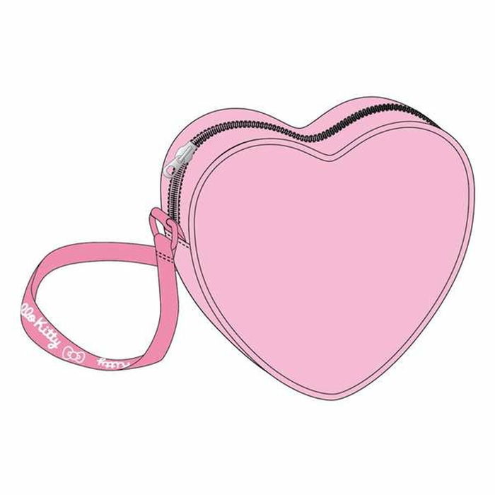 Sac à Bandoulière Hello Kitty Rose 15,0 x 14,0 x 4,0 cm Sac à Bandoulière Hello Kitty Rose 15,0 x 14,0 x 4,0 cm
