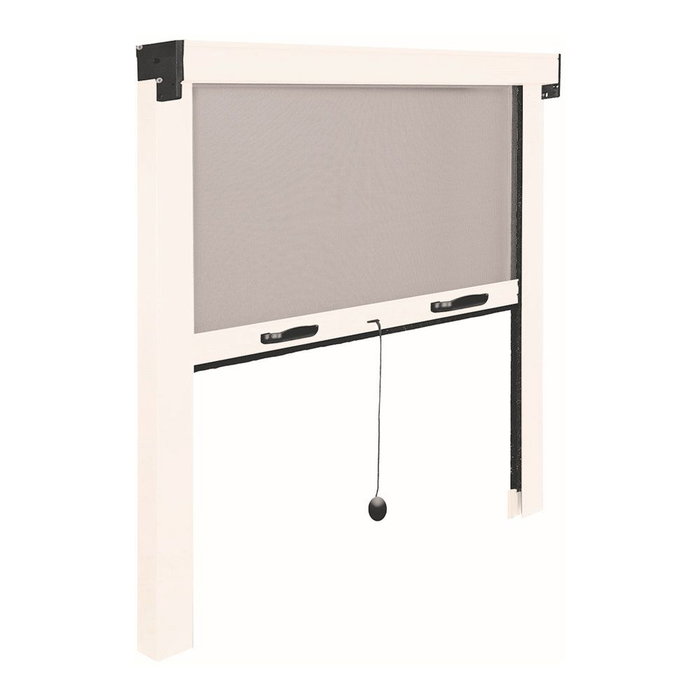 Moustiquaire IRS Blanc 120 x 140 cm Aluminium Fibre de Verre Fenêtres Enveloppante Moustiquaire IRS Blanc 120 x 140 cm Aluminium Fibre de Verre Fenêtres Enveloppante