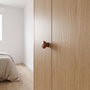 HERRAJES ALK Bouton en bois LOSBBI Haya ou Noyer rougeâtre 22mm