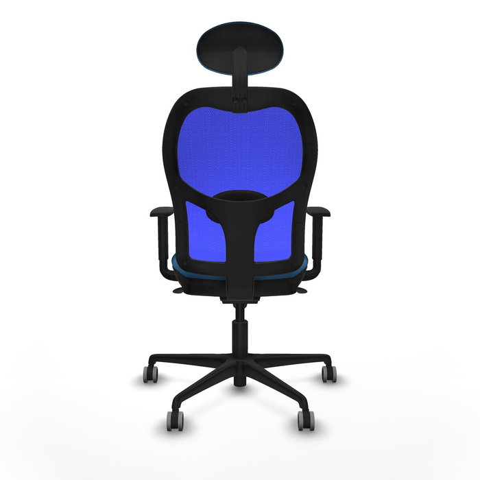 Piqueras y Crespo Chaise de Bureau avec Appui-tête 1D036G1 Bleu clair