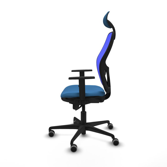 Piqueras y Crespo Chaise de Bureau avec Appui-tête 1D036G1 Bleu clair
