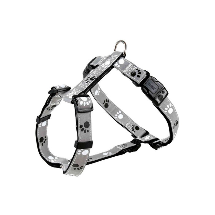 Harnais pour Chien Trixie Silver Reflect Noir Gris M/L Harnais pour Chien Trixie Silver Reflect Noir Gris M/L