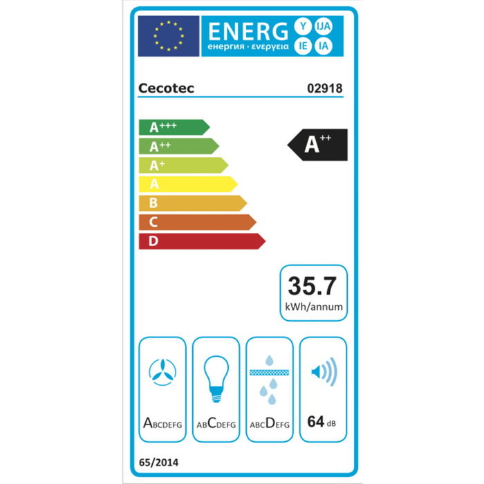 Hotte îlot Cecotec Flux CRE 448000 Hotte îlot Cecotec Flux CRE 448000