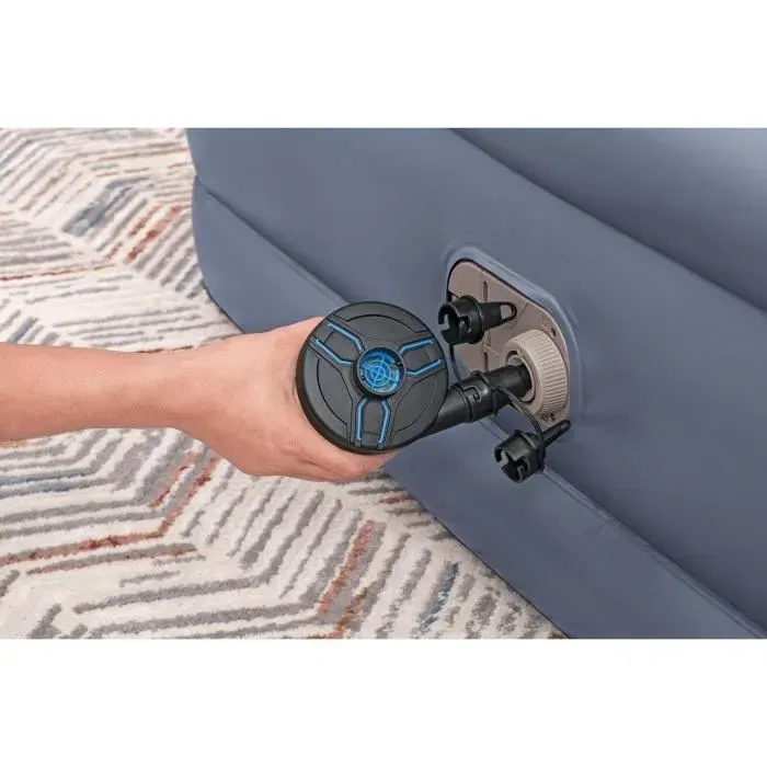 Bestway Matelas gonflable 2 places 203 x 152 x 51 cm Tritech, pompe électrique intégrée 240V, charge max 300 kg, 6713I Bestway Matelas gonflable 2 places 203 x 152 x 51 cm Tritech, pompe électrique intégrée 240V, charge max 300 kg, 6713I