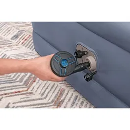 Bestway Matelas gonflable 2 places 203 x 152 x 51 cm Tritech, pompe électrique intégrée 240V, charge max 300 kg, 6713I