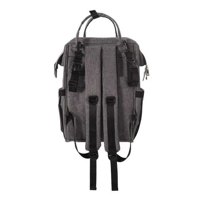 Tineo Sac à Langer Bébé - Grande Capacité avec 1 Poche Isotherme, Matelas à Langer et Attaches Poussette - 26 x 40 x 18 cm