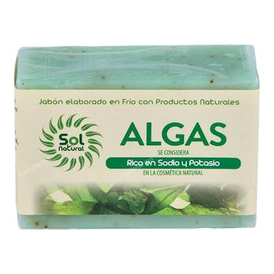 SOLNATURAL Savon en pain aux algues 100g SOLNATURAL Savon en pain aux algues 100g
