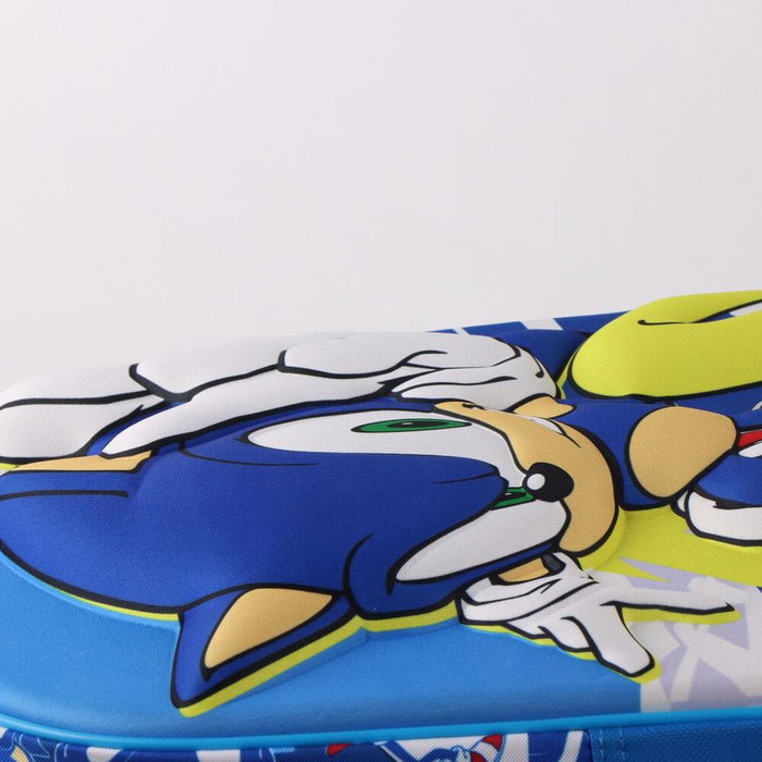 Cerdá Sac à dos enfantiel 3D Sonic Bleu