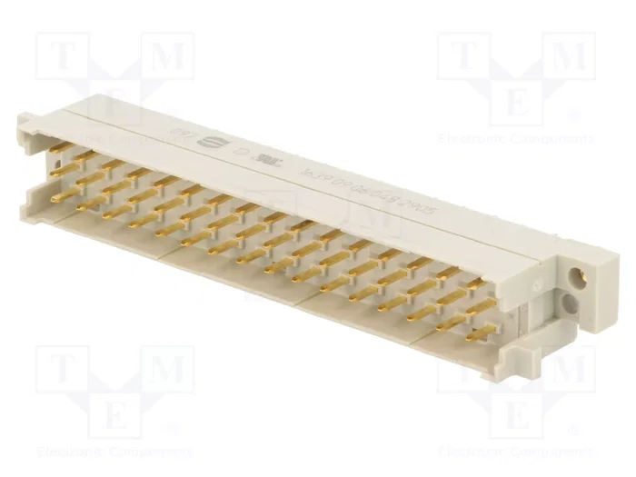 HARTING Connecteur DIN 41612 mâle 48 broches THT droit