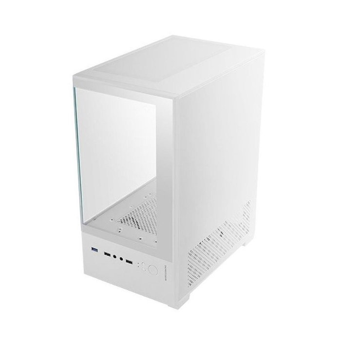 Mars Gaming MCSE2 Boîtier MicroATX MC-SE2W Blanc Panneau en Cristal Trempé Ventilateur 120 mm Inclus Mars Gaming MCSE2 Boîtier MicroATX MC-SE2W Blanc Panneau en Cristal Trempé Ventilateur 120 mm Inclus