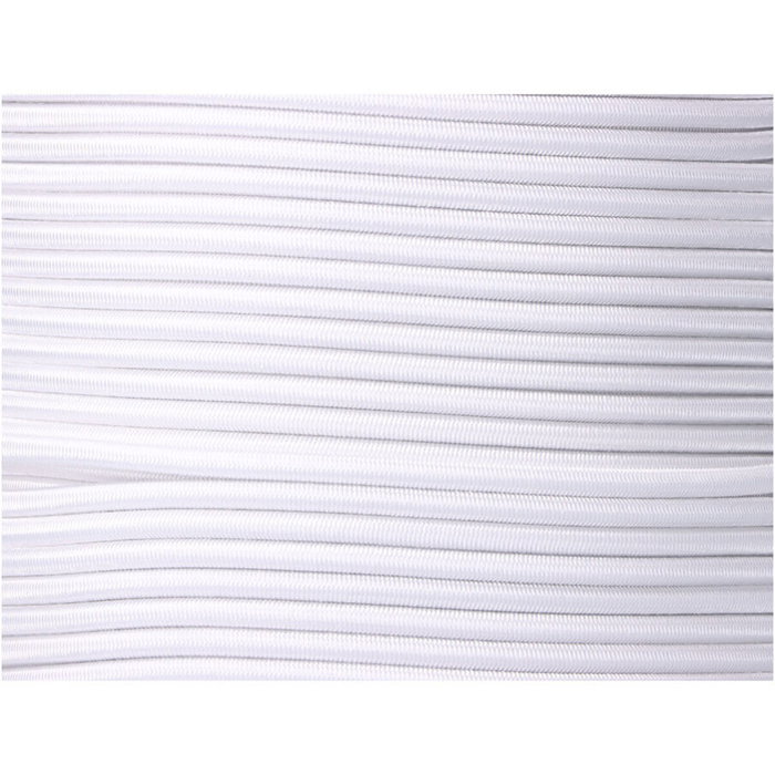 Corde EDM 87921 Blanc Polyester Latex 8 mm x 200 m Élastique
