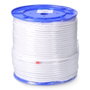 Corde EDM 87921 Blanc Polyester Latex 8 mm x 200 m Élastique