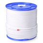 Corde EDM 87921 Blanc Polyester Latex 8 mm x 200 m Élastique