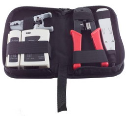 MicroConnect Ensemble de testeur de câbles réseau 4 pièces avec sac