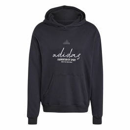 Sweat à capuche homme Adidas Brand Love French Terry Noir