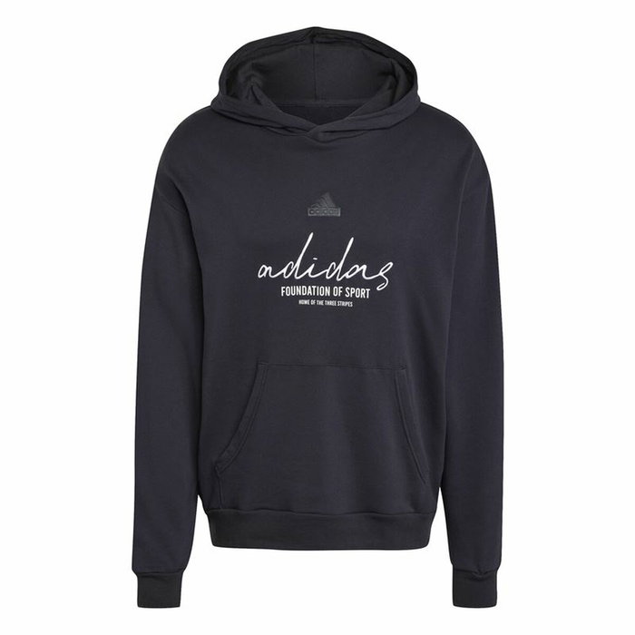 Sweat à capuche homme Adidas Brand Love French Terry Noir Sweat à capuche homme Adidas Brand Love French Terry Noir