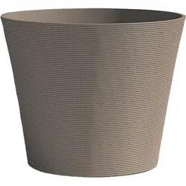 Garden Id Green Care Sense Pot de fleurs 50 x 41 cm - Taupe - Résistant UV et gel - 100% recyclé - Garantie 10 ans - Intérieur/Extérieur