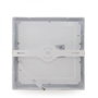 Plafonnier LED carré 18 W, 1 800 lm, 6 000 K, blanc froid