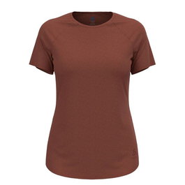 T-shirt à manches courtes femme Odlo Essential Marron
