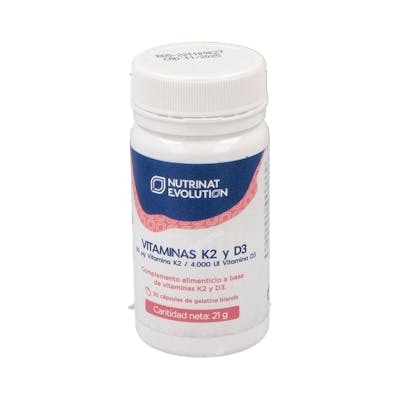 NUTRINAT EVOLUTION Vitaminas K2 y D3 30 capsules