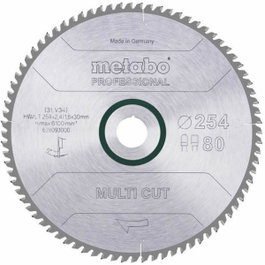 Metabo Multi Cut HW/CT 254x30,80FZ/TZ 5°