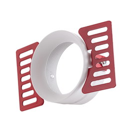 Bague Encastré Rond Aluminium Blanc Ø60mm