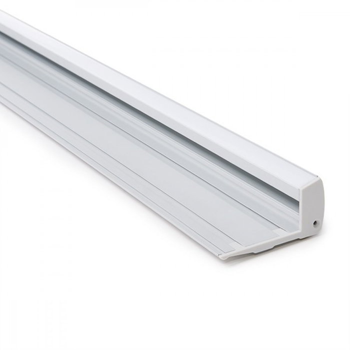 Greenice Profilé d'Éclairage pour Escalier avec Diffuseur Opal et Caoutchoucs Antidérapants - 1m Greenice Profilé d'Éclairage pour Escalier avec Diffuseur Opal et Caoutchoucs Antidérapants - 1m
