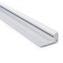 Greenice Profilé d'Éclairage pour Escalier avec Diffuseur Opal et Caoutchoucs Antidérapants - 1m
