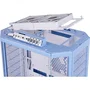 Thermaltake CA-1Z1 00MFWN 00 The Tower 600 - Boîtier PC moyen tour ATX - Sans alimentation - Bleu Hydrangea - 3 vitres trempées - USB Type-C, Audio HD