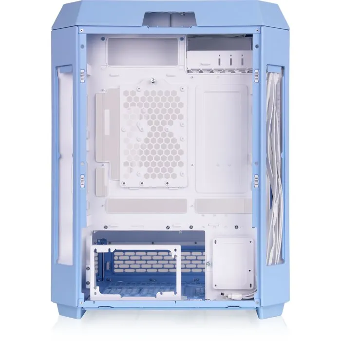Thermaltake CA-1Z1 00MFWN 00 The Tower 600 - Boîtier PC moyen tour ATX - Sans alimentation - Bleu Hydrangea - 3 vitres trempées - USB Type-C, Audio HD