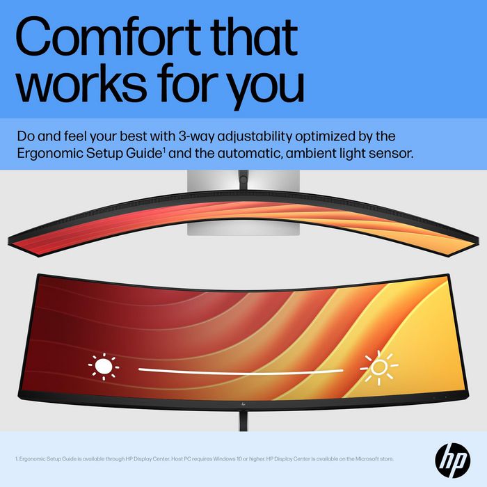 HP Écran incurvé DQHD HP E45c G5