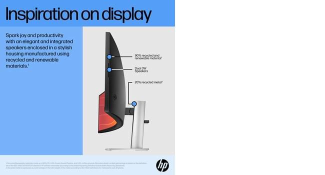 HP Écran incurvé DQHD HP E45c G5