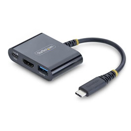 Startech Câble USB 168B-USBC-MULTIPORT Noir