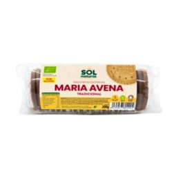 SOLNATURAL Biscuits Maria à l'avoine Bio sans gluten 210g