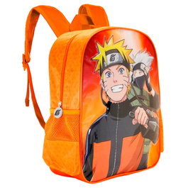 KARACTERMANIA - Sac à dos Naruto adaptable 39 cm avec compartiment unique, bande trolley et bretelles rembourrées, 31x39x15 cm
