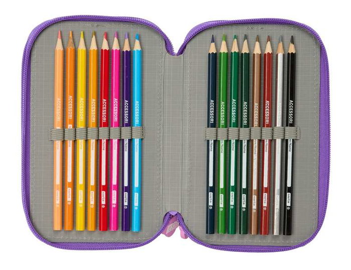 Safta Trousse Triple 37 Pcs K-Pop Demon Hunters Battle Safta Trousse Triple 37 Pcs K-Pop Demon Hunters Battle