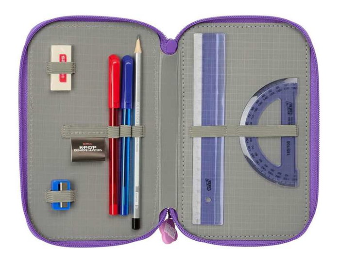 Safta Trousse Triple 37 Pcs K-Pop Demon Hunters Battle Safta Trousse Triple 37 Pcs K-Pop Demon Hunters Battle