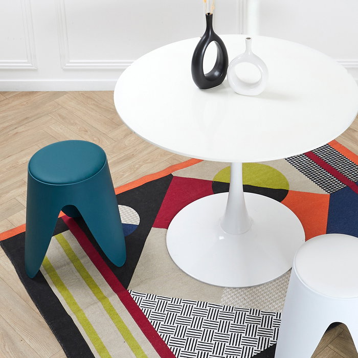 Home Deco Factory Tabouret Eve Bleu Canard Home Deco Factory Tabouret Eve Bleu Canard
