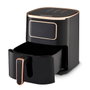 Heinrich's HFR 8216 CZARNA Friteuse à Air Noir 5 L