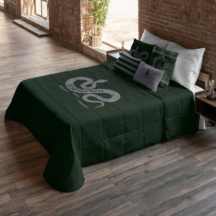 Couette légère Harry Potter Slytherin Multicouleur 190 x 4 x 270 cm Lit 1 persone Couette légère Harry Potter Slytherin Multicouleur 190 x 4 x 270 cm Lit 1 persone