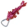 Spin Master Crystalynx - Pack Mini Dragon articulé 15 cm avec porte-clés