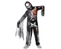 Déguisement Squelette Enfant Halloween Marron Taille 5-6 Ans (3-6 Ans) - Masque, Cape, Combinaison, Gants - Polyester